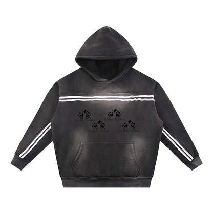 BDM Sun Fade Contrast Tape Fleece Hoodie