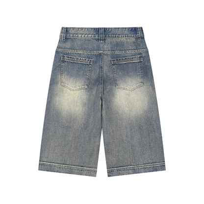 BDM Vintage Wash Baggy Denim Shorts