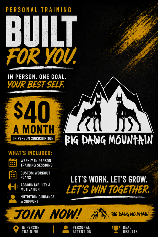 In person personal training