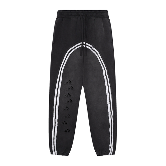 BDM Sun Fade Contrast Tape Fleece Jogged Sweatpants
