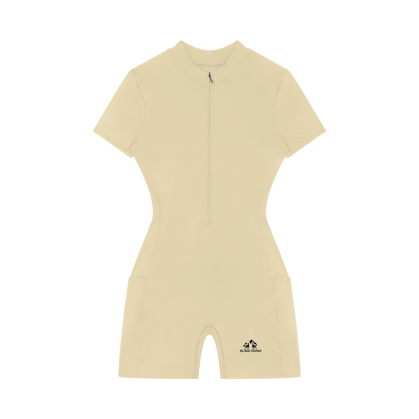 BDM Women's Quarter-Zip Short Sleeve Romper