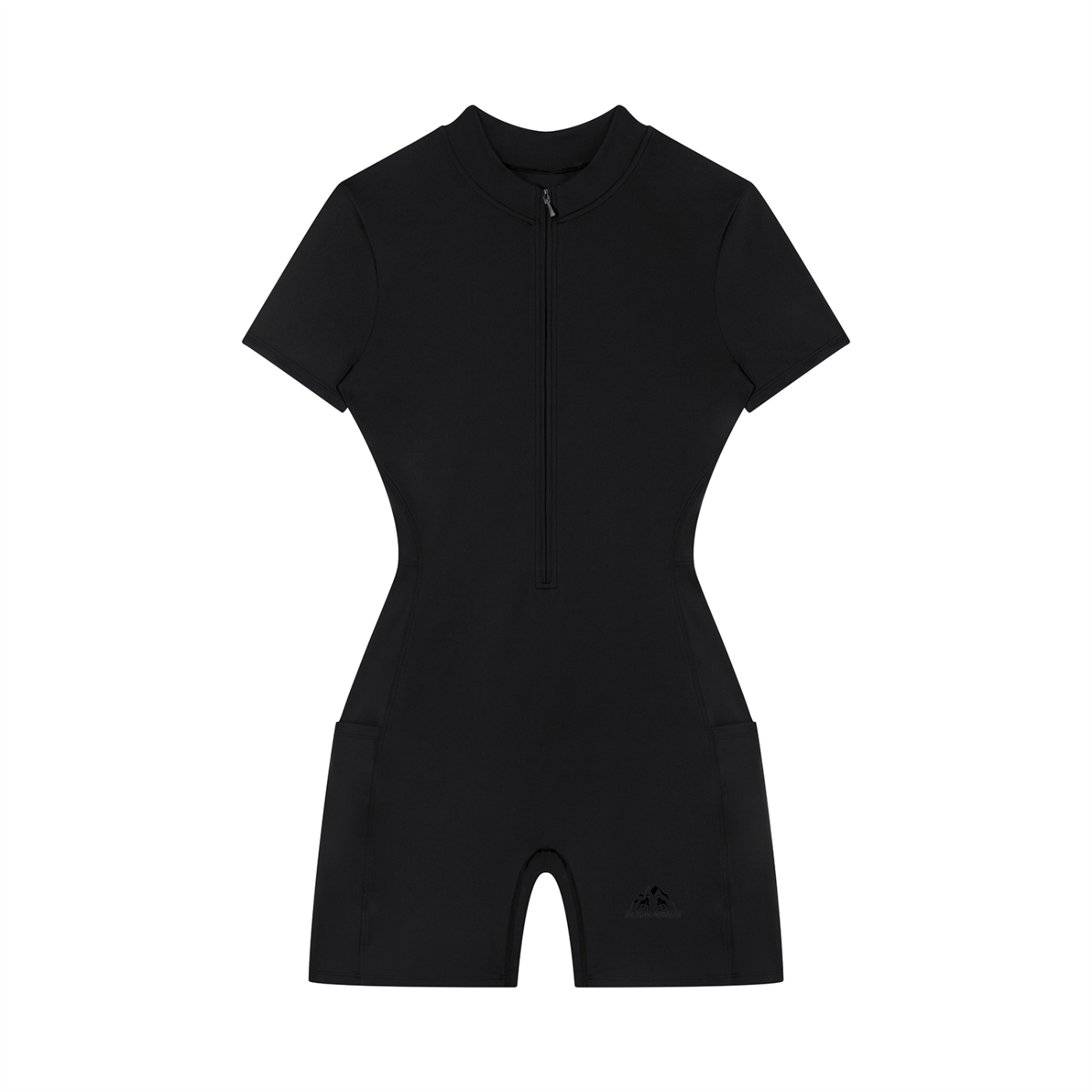 BDM Women's Quarter-Zip Short Sleeve Romper