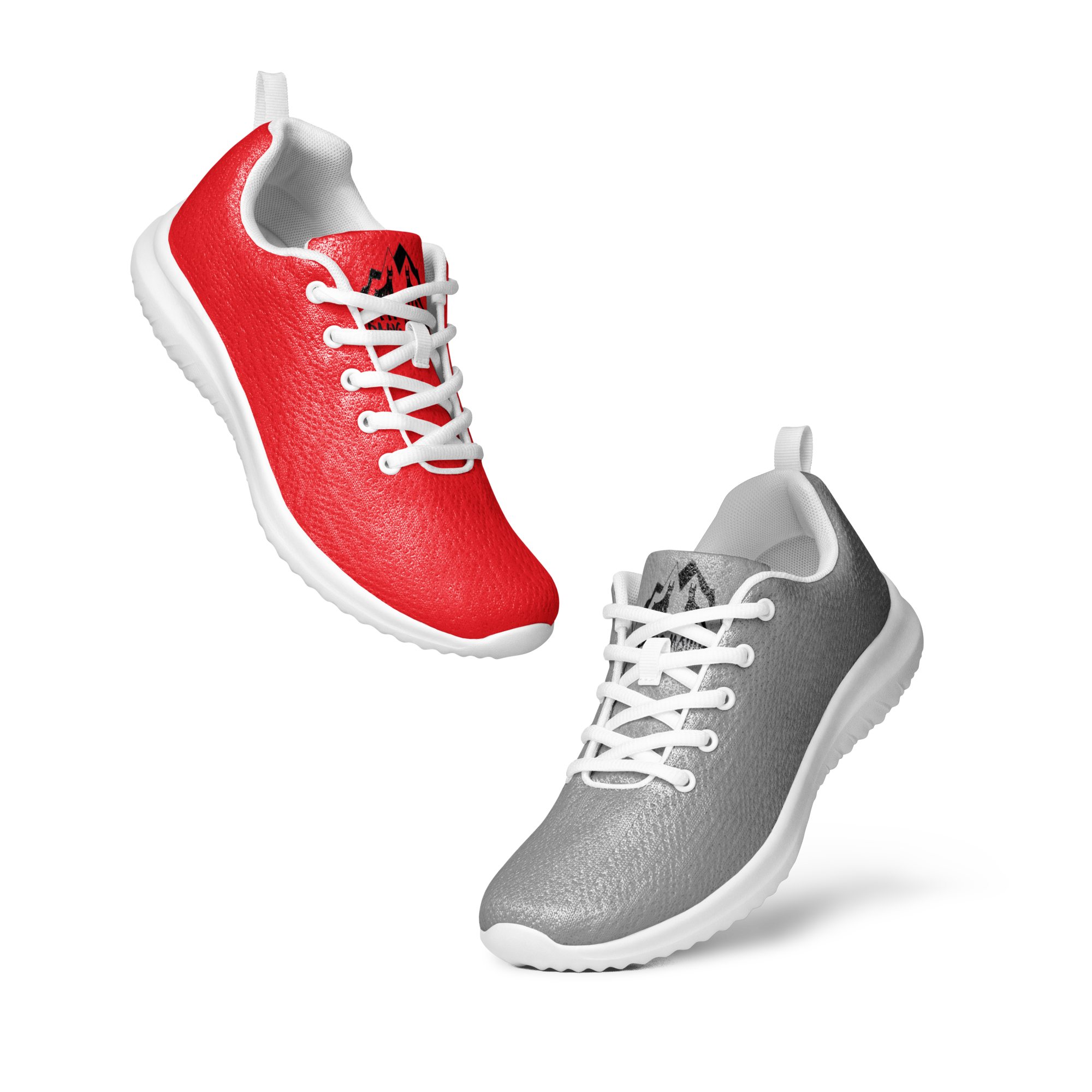 BDM shoes "Gray when left on Red"