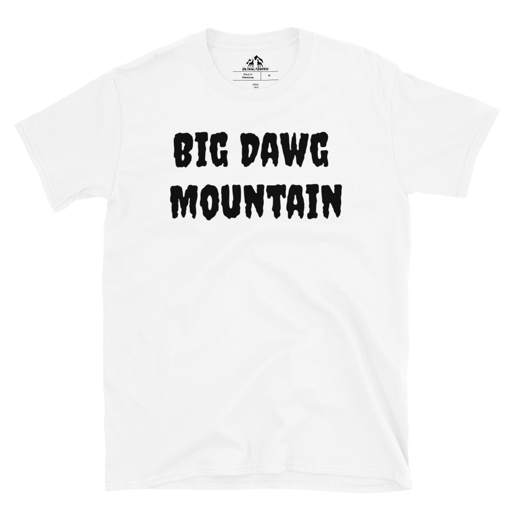 Big Dawg Mountain tee's white