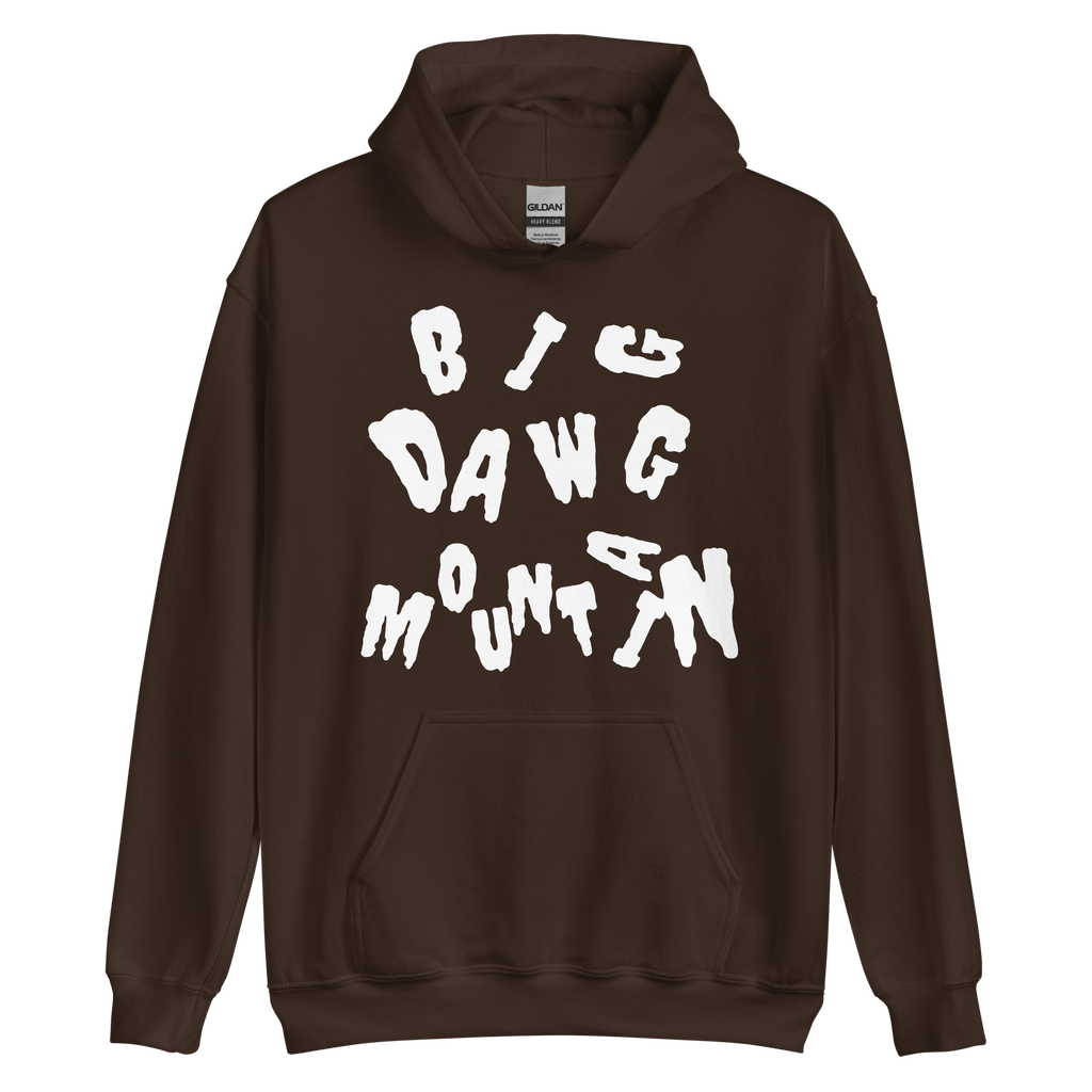 Scrambled Hoodie white letters