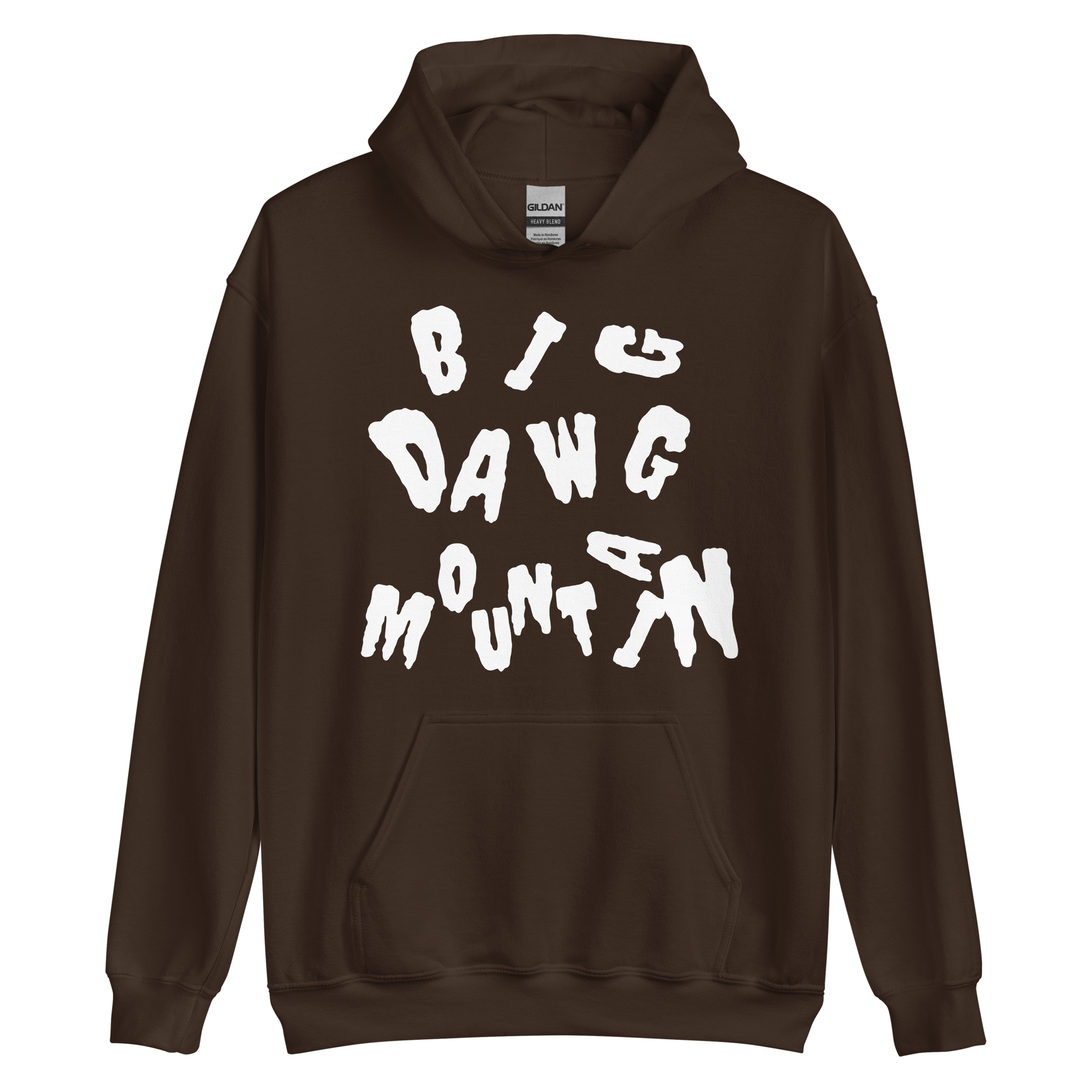 Scrambled Hoodie white letters