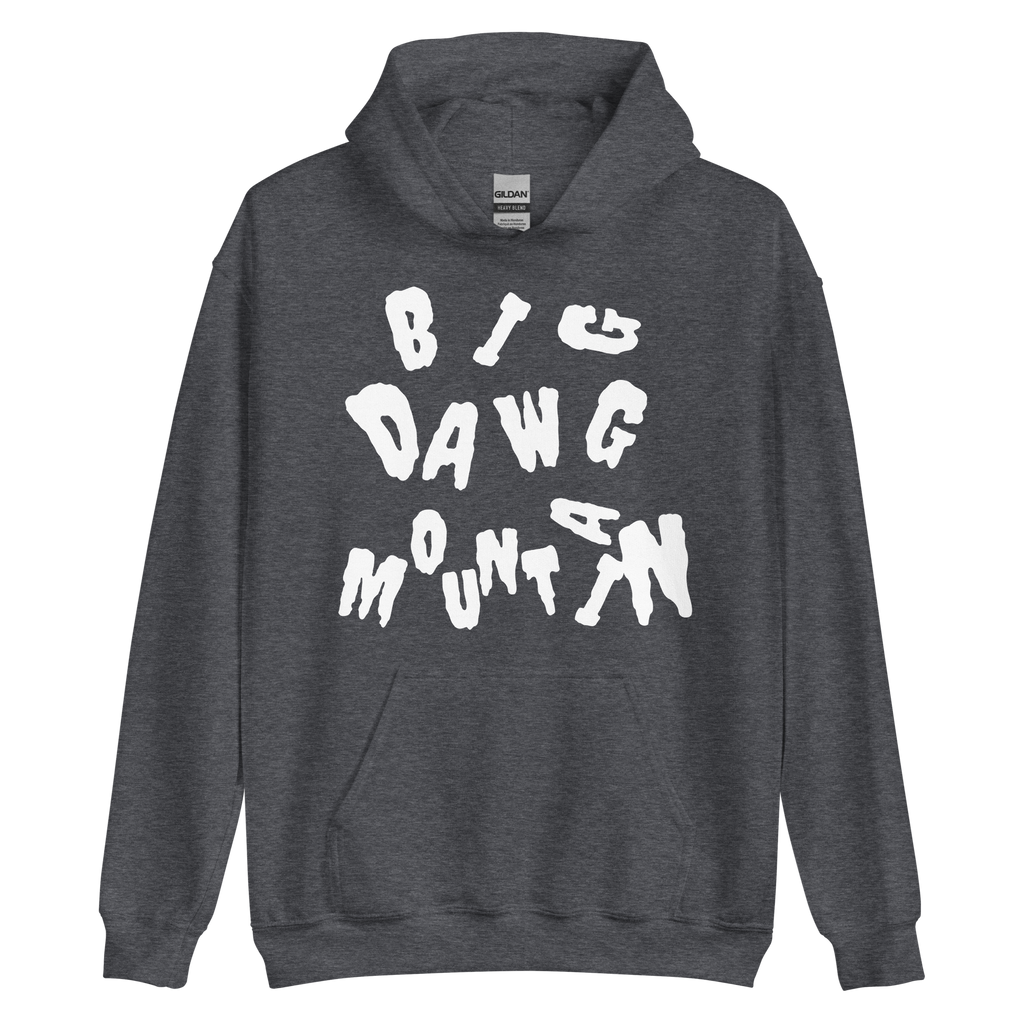 Scrambled Hoodie white letters