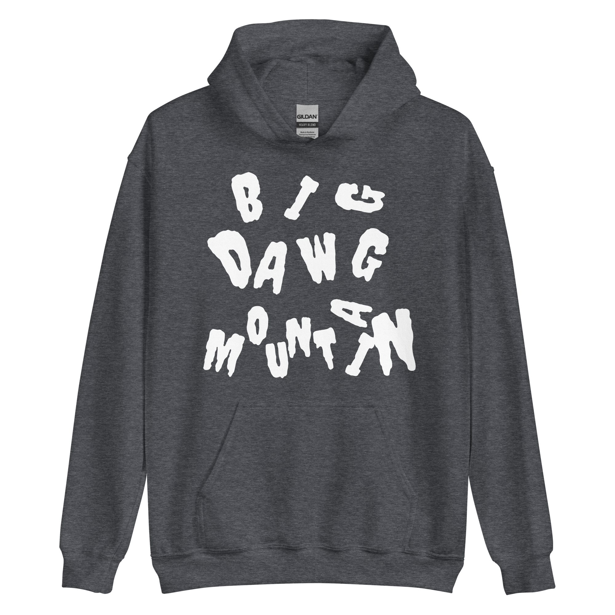 Scrambled Hoodie white letters