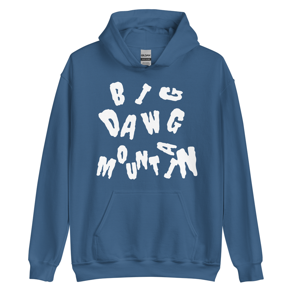 Scrambled Hoodie white letters