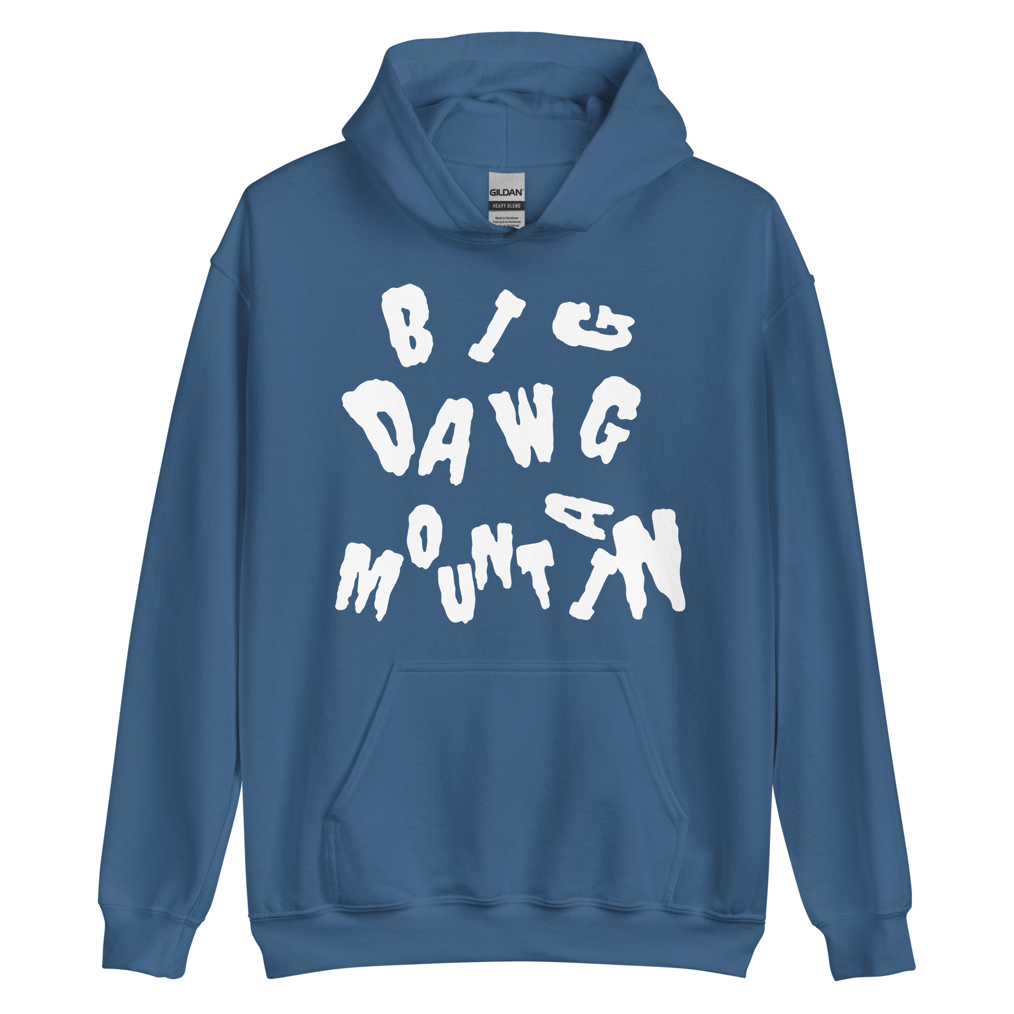 Scrambled Hoodie white letters