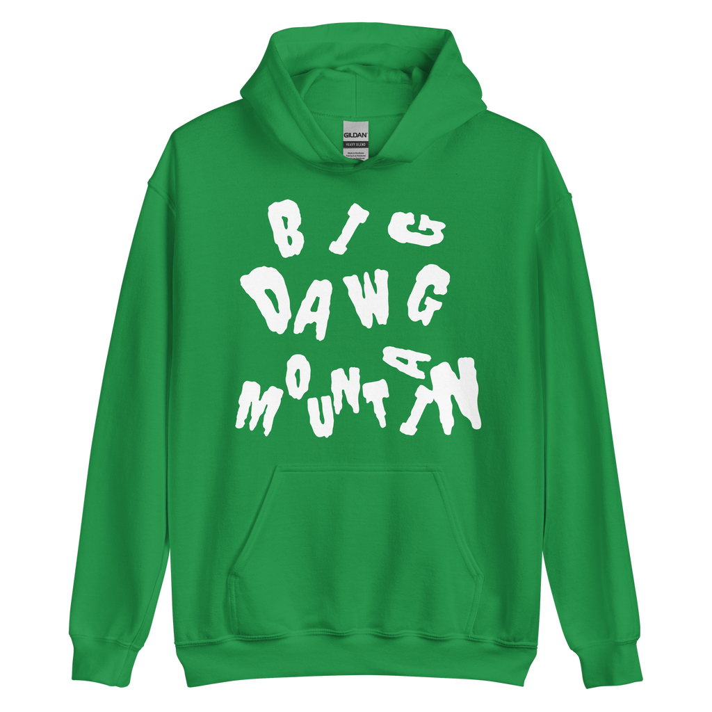 Scrambled Hoodie white letters