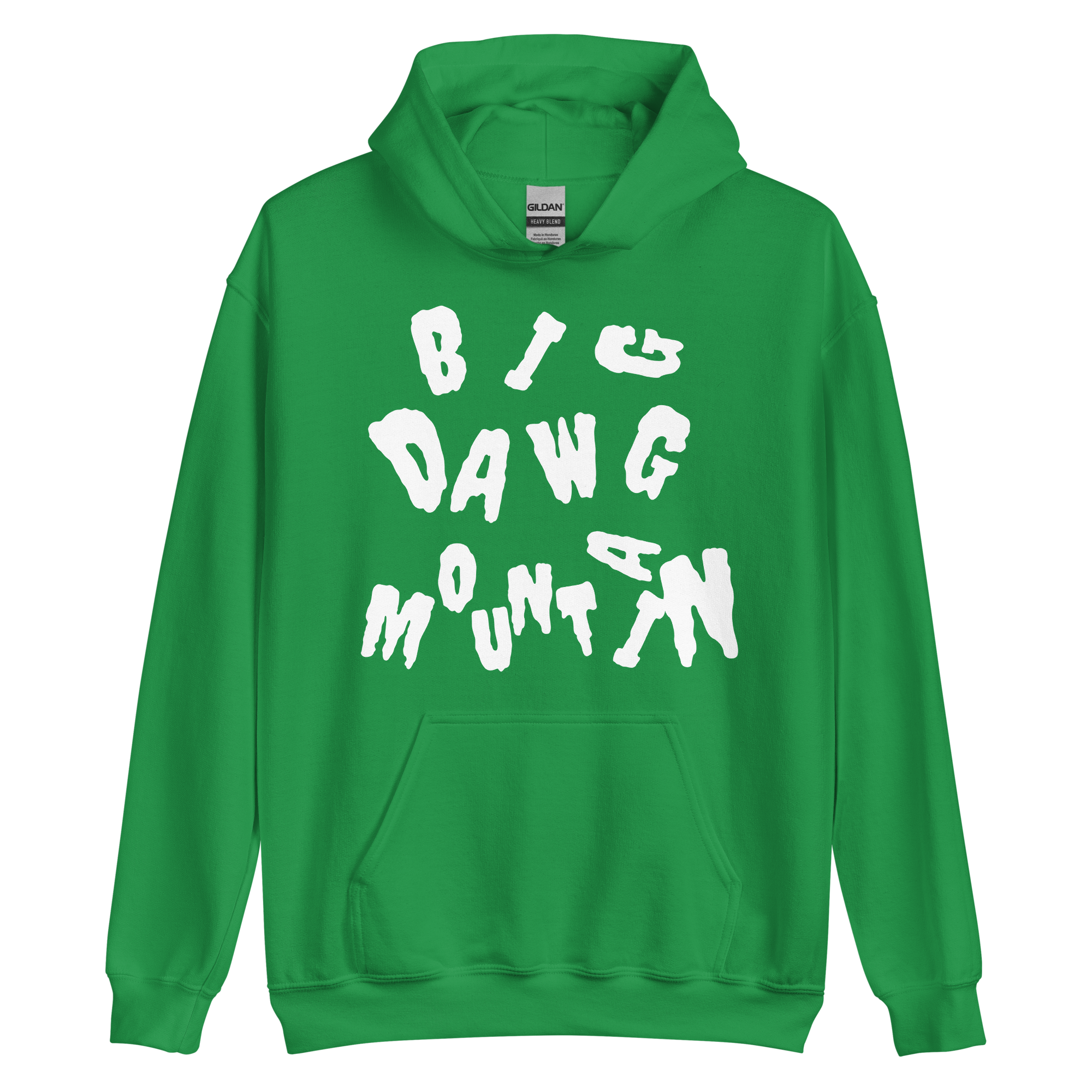 Scrambled Hoodie white letters