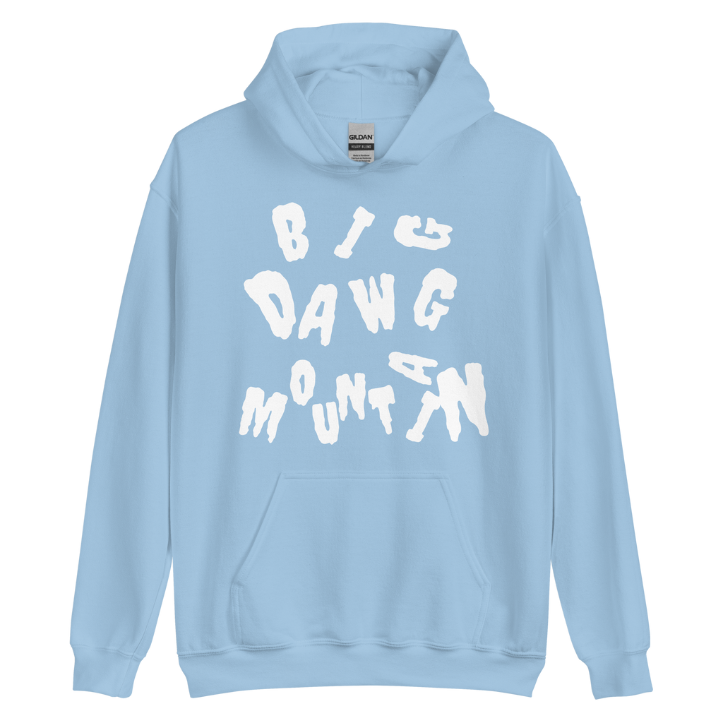 Scrambled Hoodie white letters