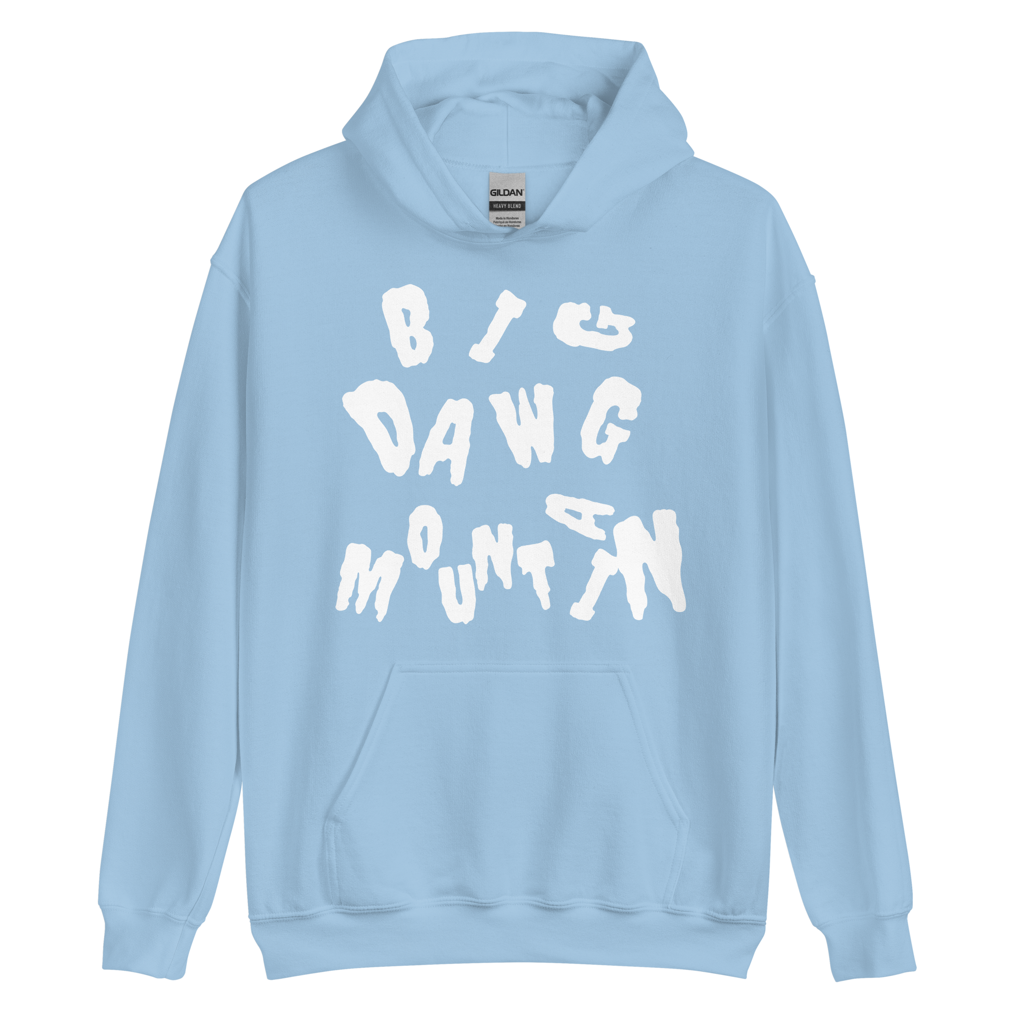 Scrambled Hoodie white letters