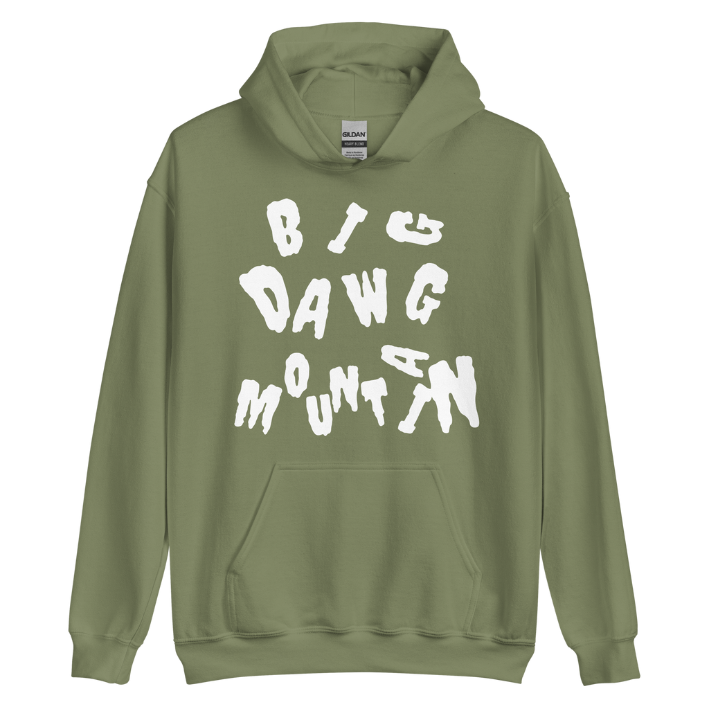 Scrambled Hoodie white letters