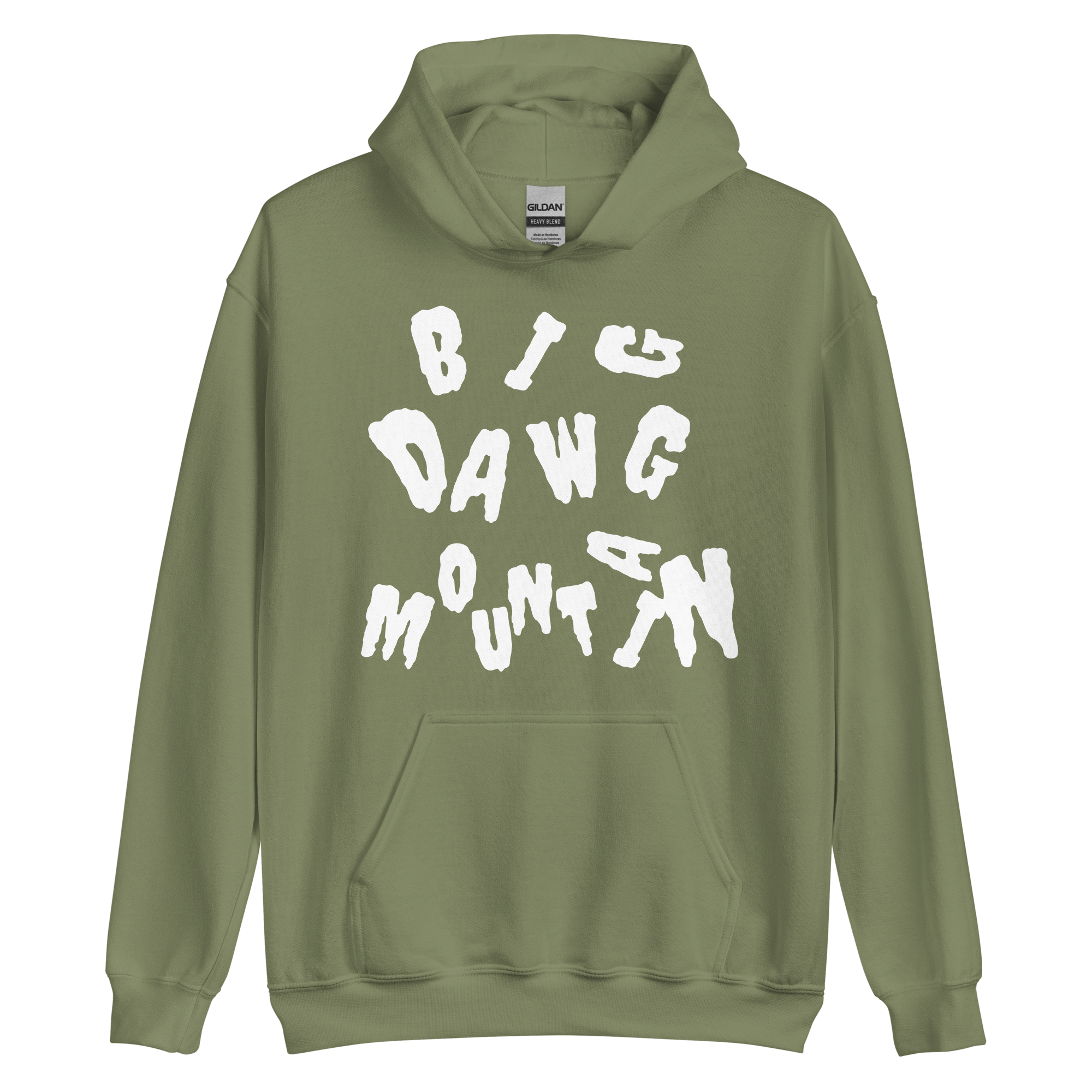 Scrambled Hoodie white letters