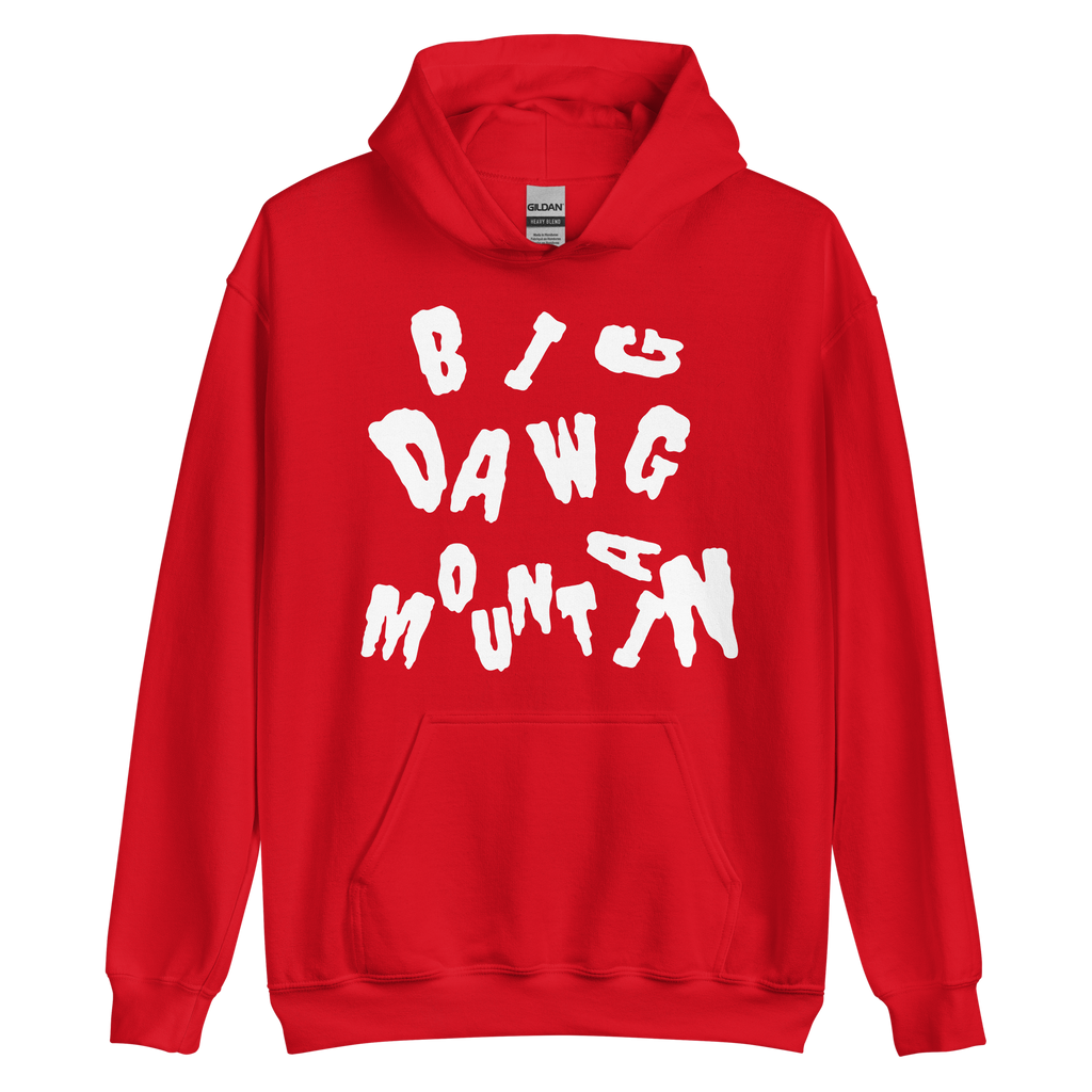 Scrambled Hoodie white letters