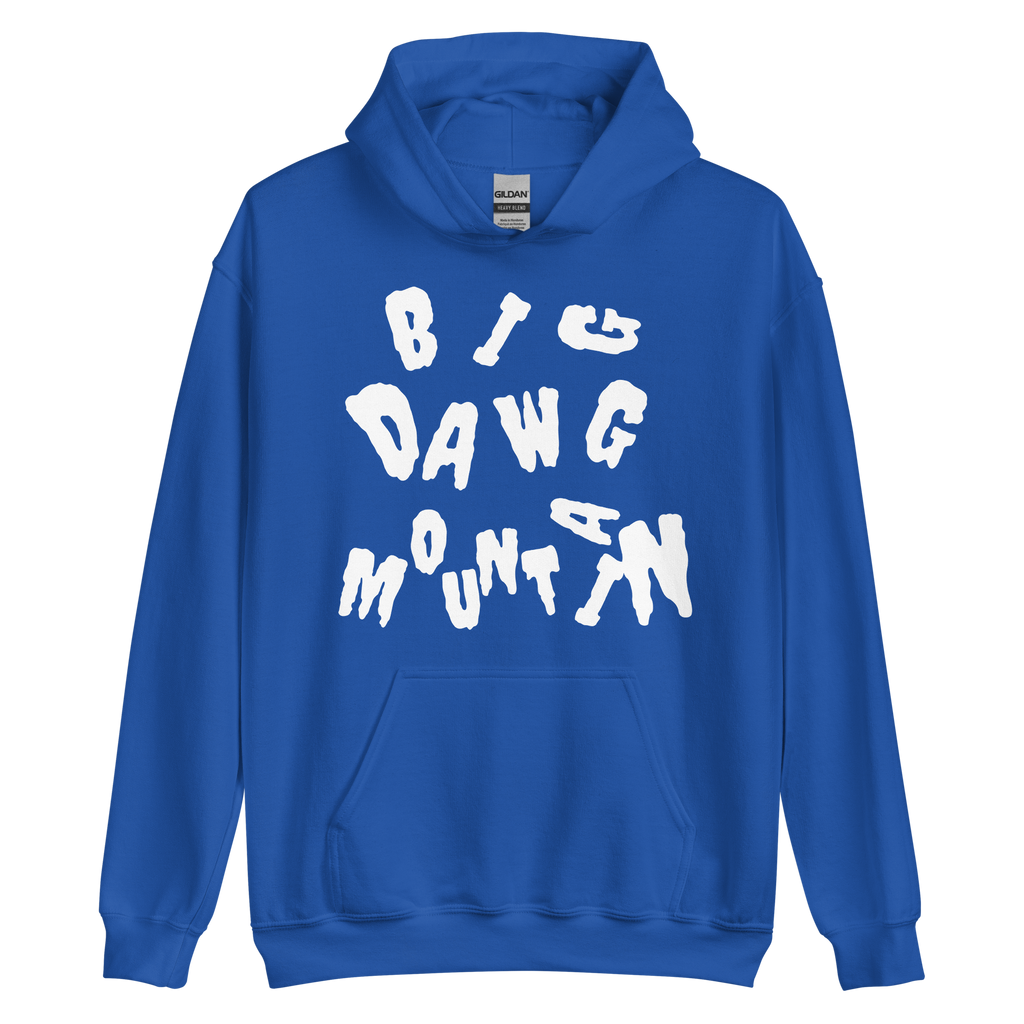 Scrambled Hoodie white letters