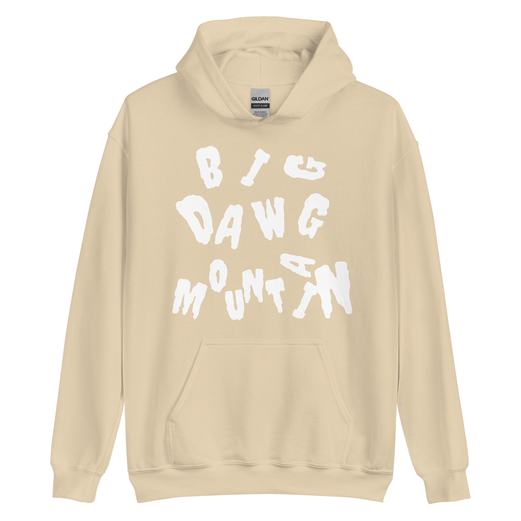 Scrambled Hoodie white letters