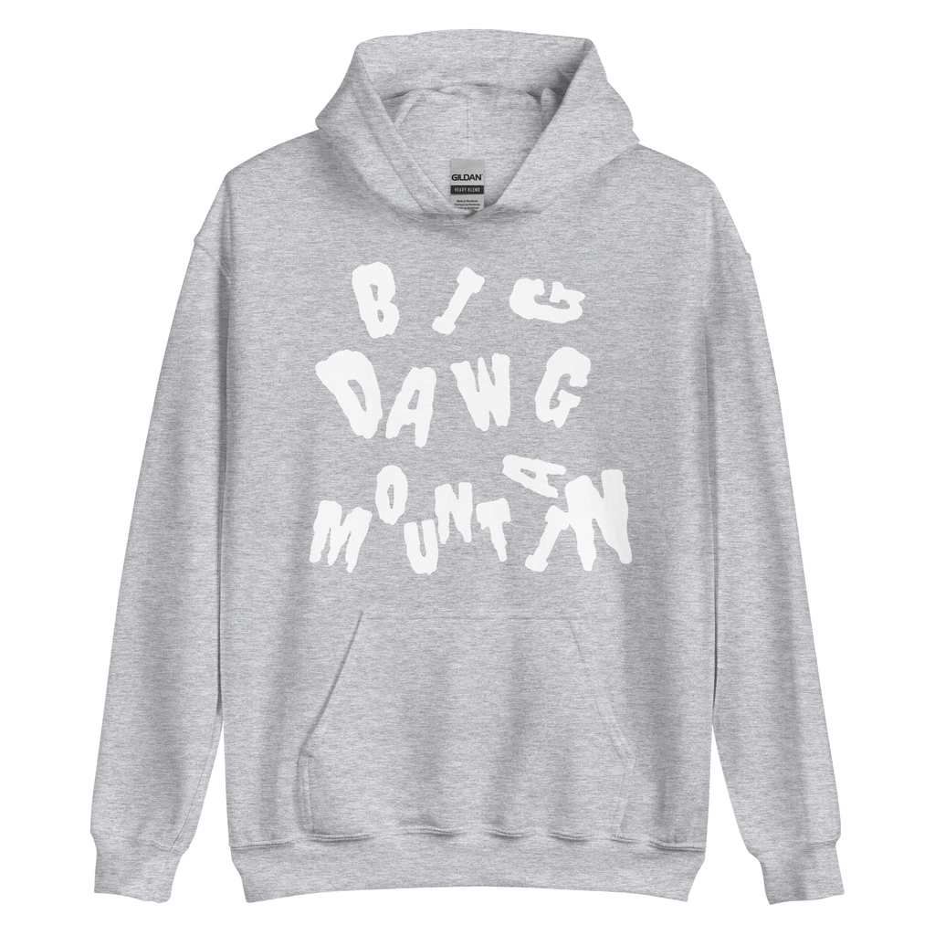 Scrambled Hoodie white letters